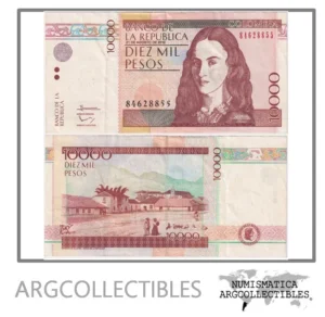 Colombia Billete 10.000 Pesos 2012 P-453 VF+