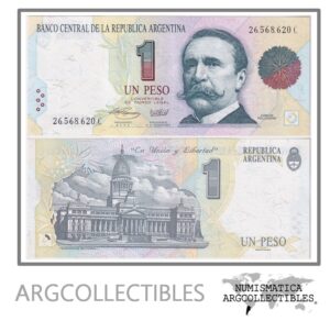 Argentina Billete 1 Peso 1993 P-339b/BOT-3007 UNC (Serie C)