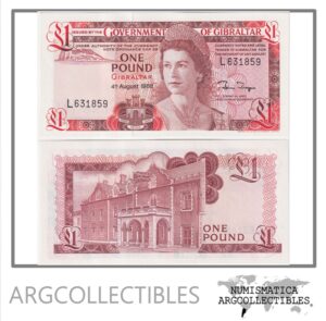 Gibraltar Billete 1 Pound 1988 P-20e UNC