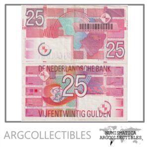Holanda Billete 25 Gulden 1989 P-100 VF+