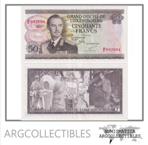 Luxemburgo Billete 50 Francos 1972 P-55 XF