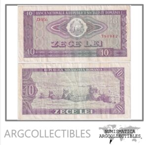 Rumania Billete 10 Lei 1966 P-94 F+