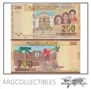 Bolivia Billete 200 Bolivianos 2018 P-252(2) UNC (Serie A)