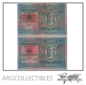 Austria Billete 100 Kronen 1919 P-56 VF