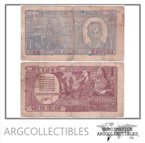 Vietnam del Norte Billete 1 Dong 1948 P-16 F