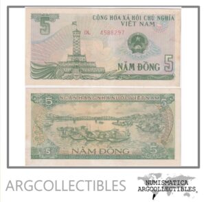Vietnam Billete 5 Dong 1985 P-92 AU