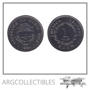 Costa Rica Moneda 1 Colon 1994 Acero KM-210.2 UNC