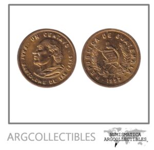 Guatemala Moneda 1 Centavo 1992 Laton KM-275 UNC