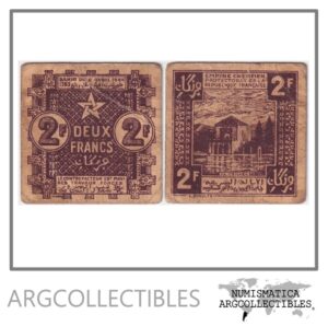 Marruecos Billete 2 Francos 1944 P-43 VF+