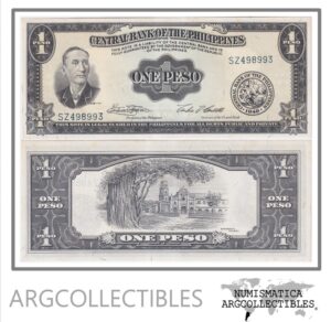 Filipinas Billete 1 Piso 1949 P-133g UNC