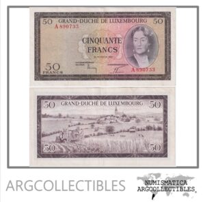 Luxemburgo Billete 50 Francos 1961 P-51 XF