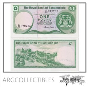 Escocia Billete 1 Pound 1986 P-341Aa AU