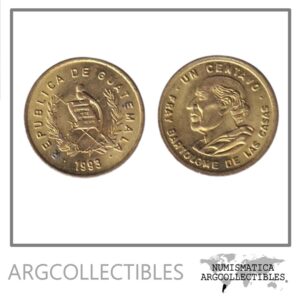 Guatemala Moneda 1 Centavo 1993 Laton KM-275 UNC