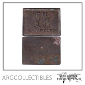 Argentina Token-Ficha Rural Forestal 1 Kilo de Carne F.N San Pedro