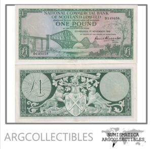 Escocia Billete 1 Pound 1961 P-269 XF+
