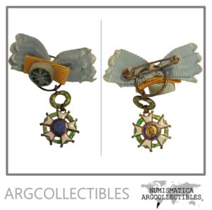 Brasil Medalla 1967 Condecoracion Miniatura Orden Cruz del Sur Al Merito Grado Comandante