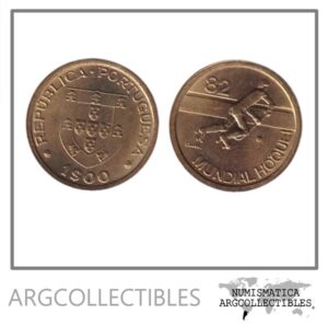 Portugal Moneda 1 Escudo 1982 Laton 25 Campeonato Hockey KM-612 UNC