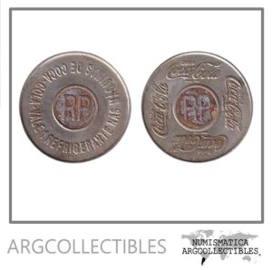 Brasil Ficha-Token 1990 Coca Cola Maquina Expendedora RP (Rio) VF