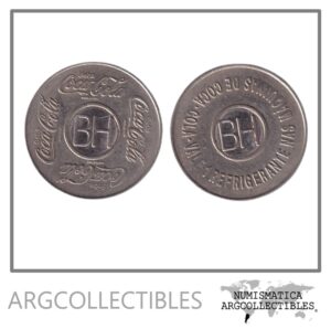 Brasil Ficha-Token 1990 Coca Cola Maquina Expendedora BH (Bahia) XF