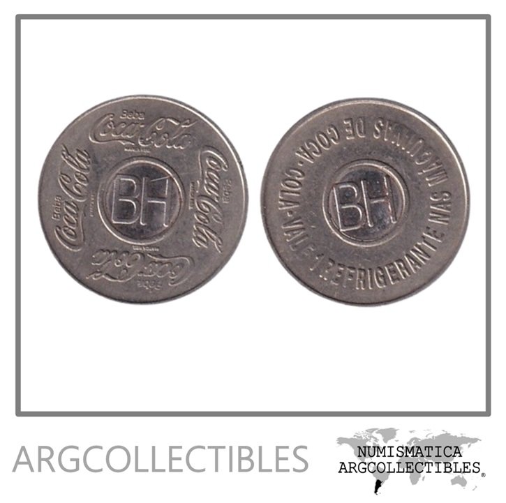 Brasil Ficha-Token 1990 Coca Cola Maquina Expendedora BH (Bahia) XF