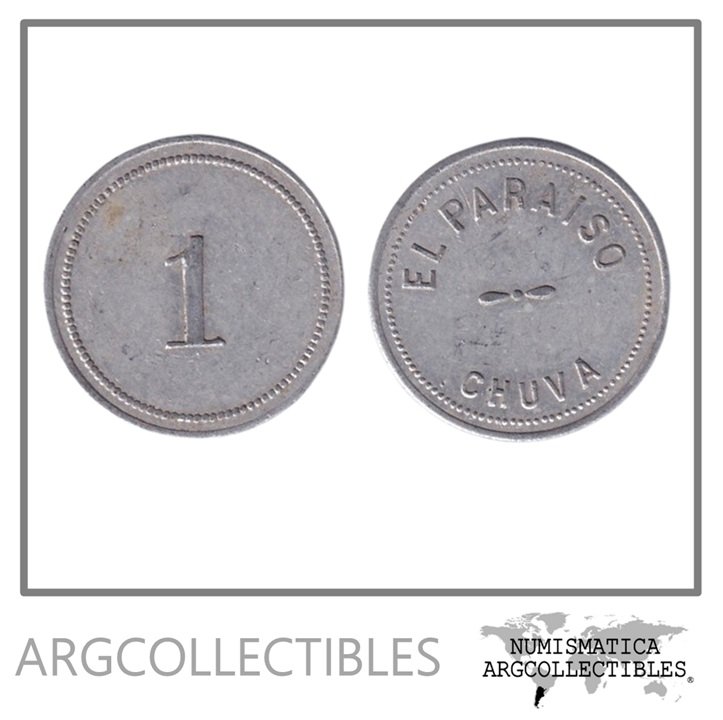 Guatemala Ficha 1 Peso Finca El Paraiso Chuva