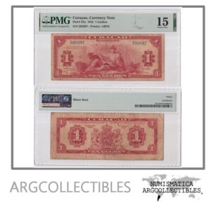 Curacao Billete 1 Gulden 1942 P-35a F+ (Certificado)