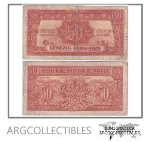 Austria Billete 50 Groschen 1944 P-102 VF (Ocupacion Aliada WII)