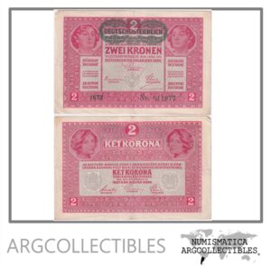 Austria Billete 2 Kronen 1919 P-50 VF