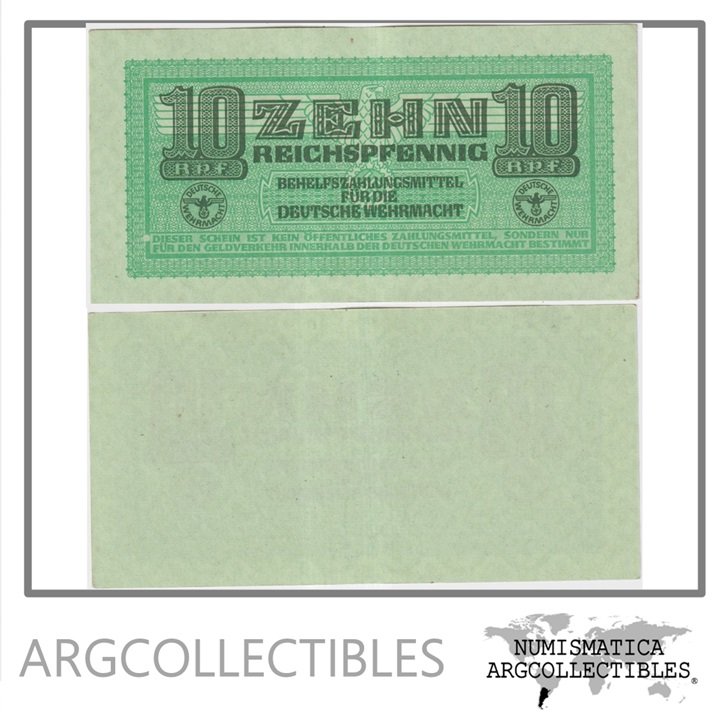 Alemania(Nazi) Billete 10 Pfennig 1942 P-M34 UNC
