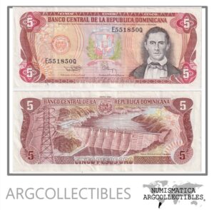 Republica Dominicana Billete 5 Pesos 1994 P-146 XF