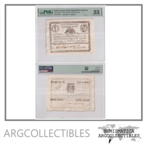 Vaticano Billete 9 Paoli 1798 P-S-539 AU (Certificado)