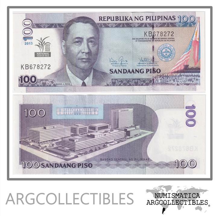 Filipinas Billete 100 Piso 2014 P-220 UNC