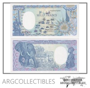 Congo Billete 1.000 Francos 1985 P-9 UNC