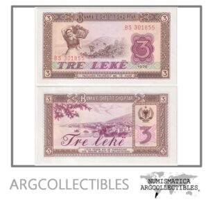 Albania Billete 3 Leke 1976 P-41 UNC