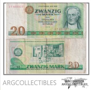 Alemania Billete 20 Marcos 1975 P-29 VF