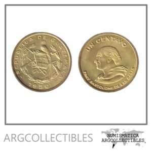 Guatemala Moneda 1 Centavo 1950 Laton KM-254 UNC