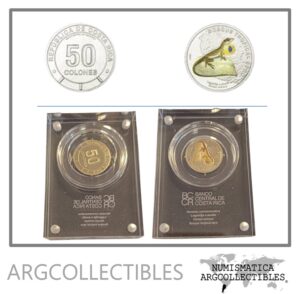 Costa Rica Moneda 50 Colones 2023 Fauna Lagartija Niquel-Zinc-Cobre Color Proof