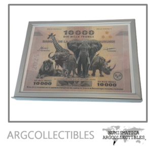 Burundi Billete 10.000 Francos 2025 P-60 UNC (El mas grande del Mundo)