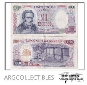 Chile Billete 1.000 Pesos 1967 P-146 VF+
