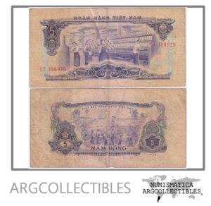 Vietnam del Sur Billete 5 Dong 1966 P-42 VF