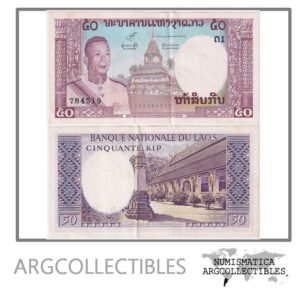 Laos Billete 50 Kip 1963 P-12 XF