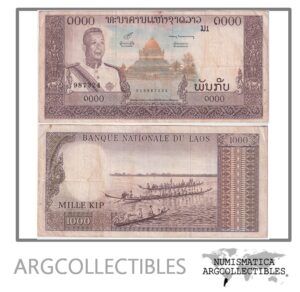 Laos Billete 1.000 Kip 1963 P-14 VF