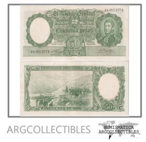 Argentina Billete 50 Pesos 1960 P-271a/BOT-2001 XF (Serie B)