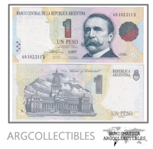 Argentina Billete 1 Peso 1993 P-339b/BOT-3006 UNC (Serie B)