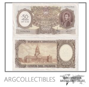 Argentina Billete 50 Pesos Ley 1970 P-285/BOT-2217 XF (Serie A)