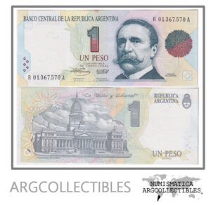 Argentina Billete 1 Peso 1993 P-339b/BOT-3010 AU (Reposicion)