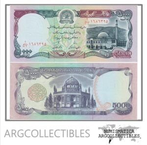Afganistan Billete 5.000 Afganis 1993 P-62 UNC