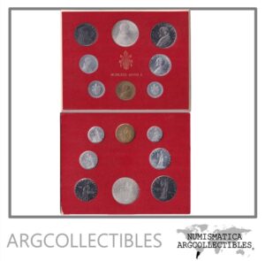 Vaticano Set x 8 Monedas 1963 Papa Pablo VI KM-76-77-78-79-80-81-82-83 UNC