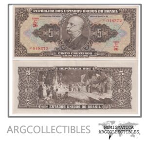 Brasil Billete 5 Cruzeiros 1950 P-142/C-065 AU