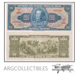 Brasil Billete 200 Cruzeiros 1964 P-171c/C-043 AU